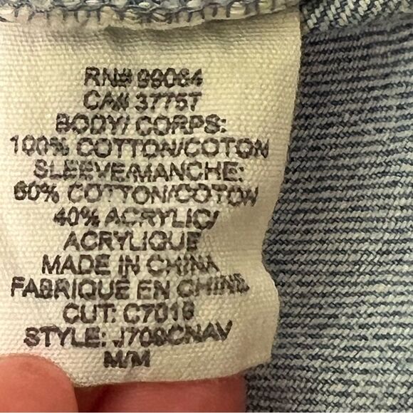 Billabong Jean jacket with sweater sleeves 💗 great used condition - Picture 6 of 7